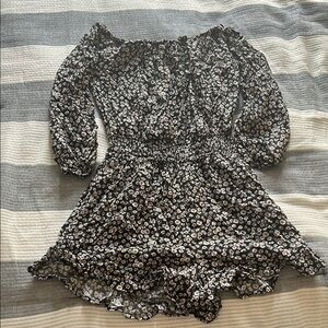 Floral Off-Shoulder Romper